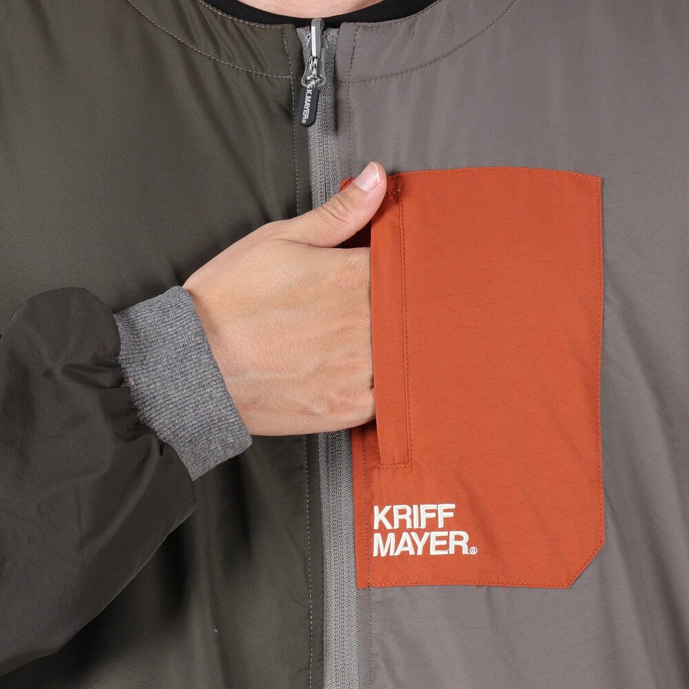 クリフメイヤー（KRIFF MAYER）（メンズ）ジャケット アウター リバーシブル ひっくりノーカラージャケット 2319301-110:MULTI-COL2 マルチカラー