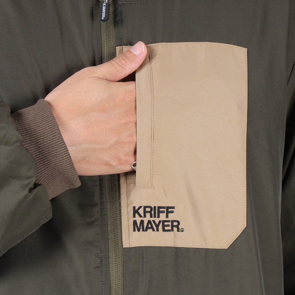 クリフメイヤー（KRIFF MAYER）（メンズ）ジャケット アウター リバーシブル ひっくりノーカラージャケット 2319301-69:KHAKI カーキ