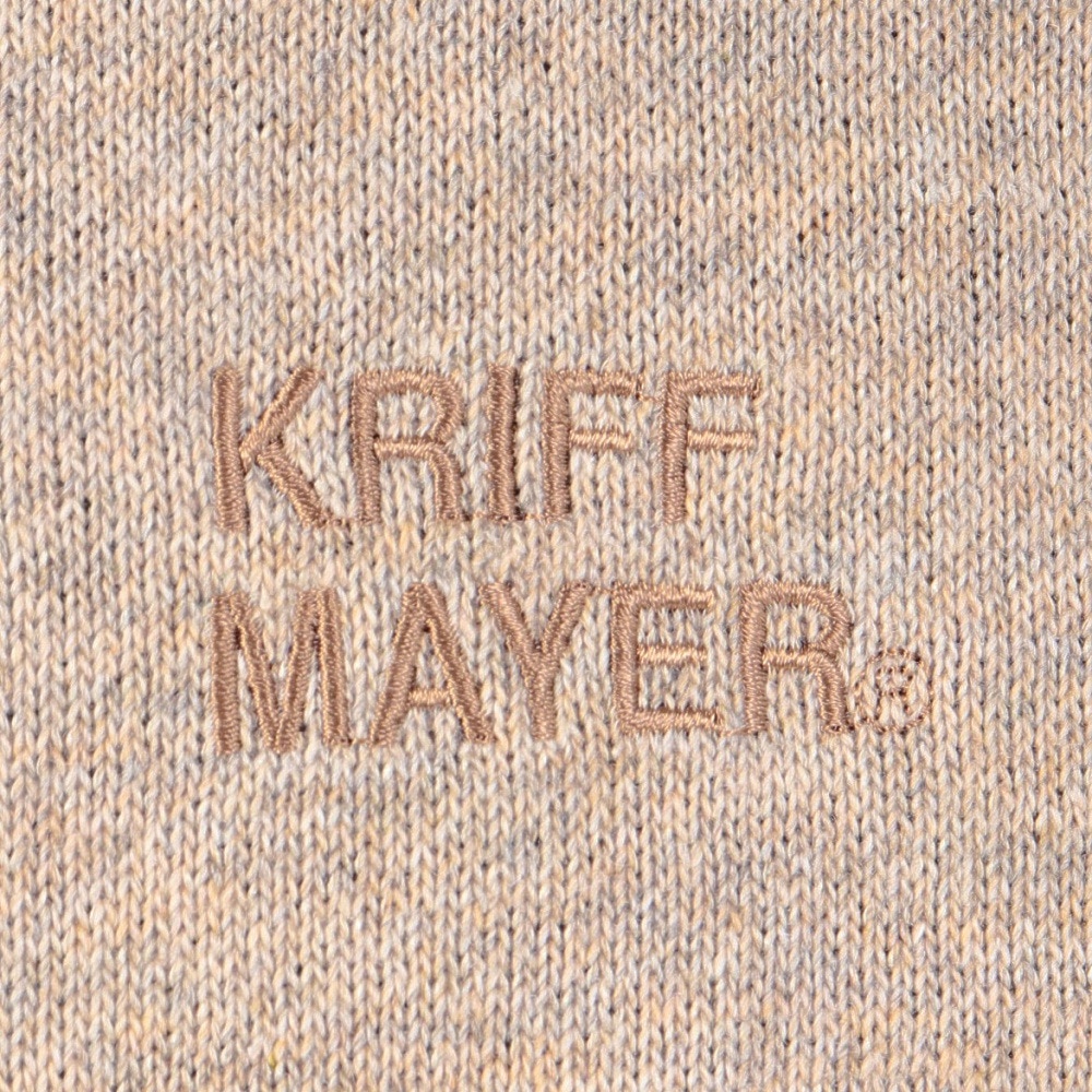 クリフメイヤー（KRIFF MAYER）（メンズ）ライトアウター ジップパーカー カットツイードスタンドジャケット 2325110-23 OATMEAL サンドベージュ