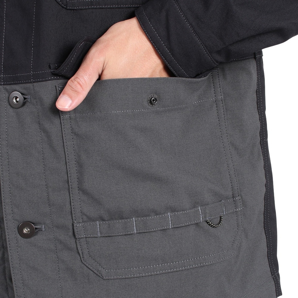 ジャックウルフスキン（JackWolfskin）（メンズ）アウター JP FIREWOOD WORK ジャケット V2 5029602-6000 ブラック 防風 撥水