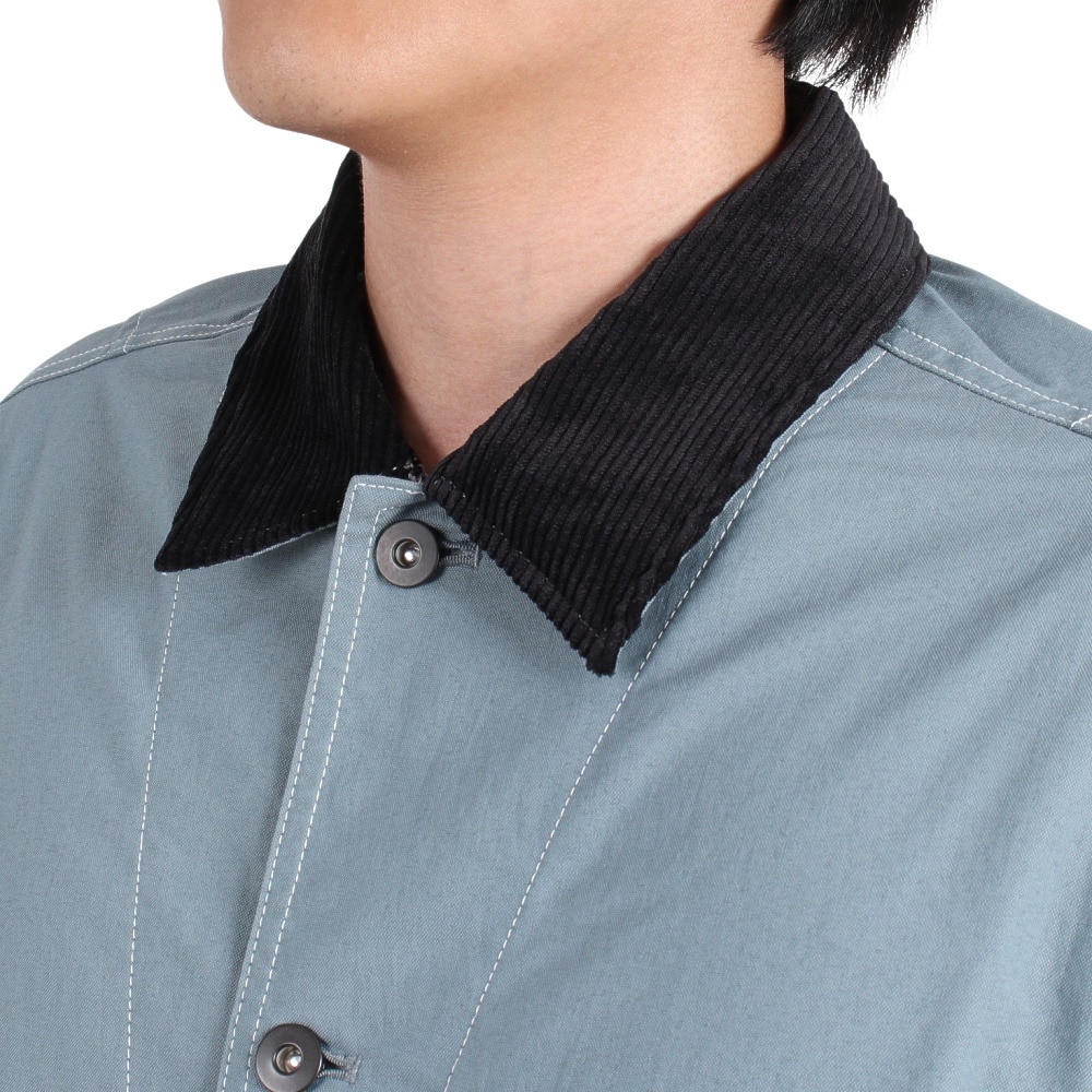 ジャックウルフスキン（JackWolfskin）（メンズ）アウター JP FIREWOOD WORK ジャケット V2 5029602-6167 ブルーグレー 防風 撥水