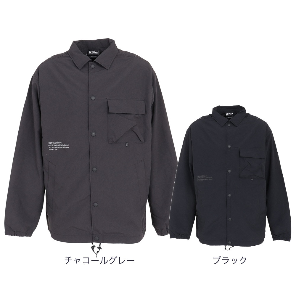 ジャックウルフスキン（JackWolfskin）（メンズ）ジャケット アウター JP CNNCT COACH ジャケット V2 5029652-6000 ブラック
