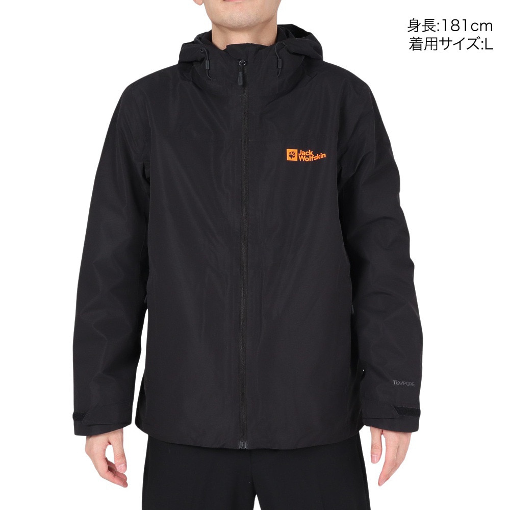 ジャックウルフスキン（JackWolfskin）（メンズ）ASIA TBNBRG 3IN1 ジャケット M 5031981-6001