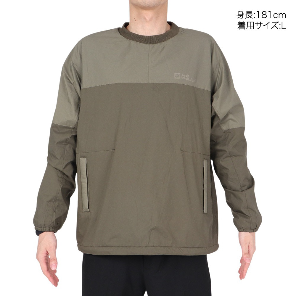 ジャックウルフスキン（JackWolfskin）（メンズ）アウター JP TECHFLEX WARM プルオーバー V2 5032461-5066