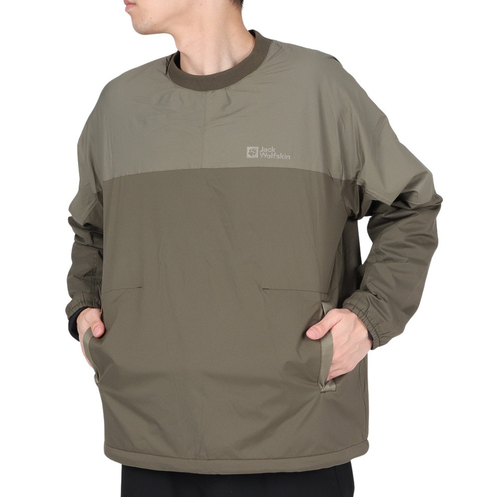 ジャックウルフスキン（JackWolfskin）（メンズ）アウター JP TECHFLEX WARM プルオーバー V2 5032461-5066