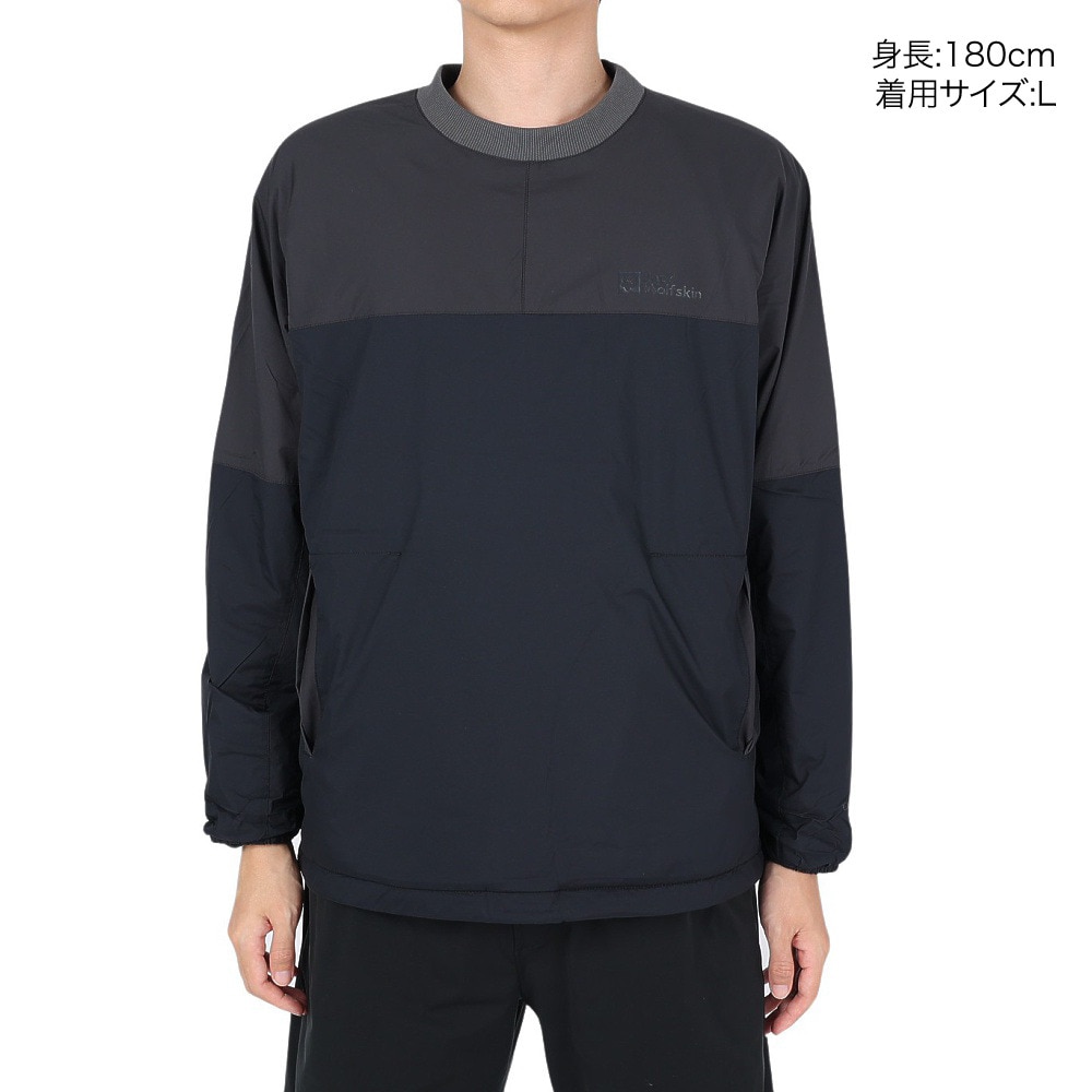 ジャックウルフスキン（JackWolfskin）（メンズ）アウター JP TECHFLEX WARM プルオーバー V2 5032461-6000