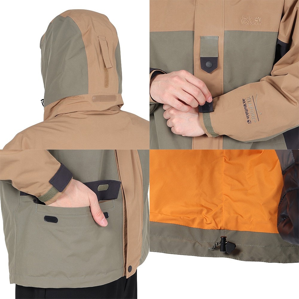 ジャックウルフスキン（JackWolfskin）（メンズ）JP AVLNCH2.0 4IN1 ジャケット 5032661-5164