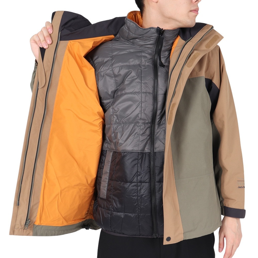 ジャックウルフスキン（JackWolfskin）（メンズ）JP AVLNCH2.0 4IN1 ジャケット 5032661-5164