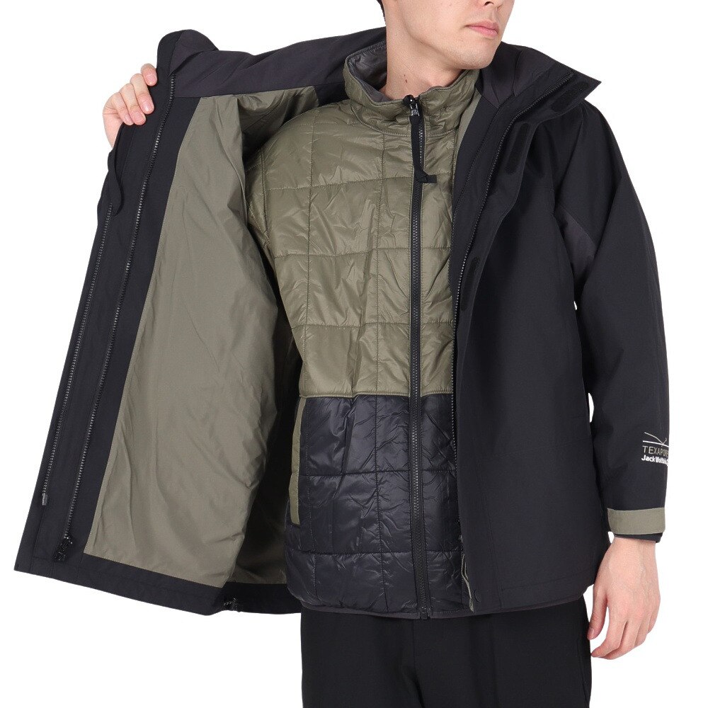 ジャックウルフスキン（JackWolfskin）（メンズ）JP AVLNCH2.0 4IN1 ジャケット 5032661-6000