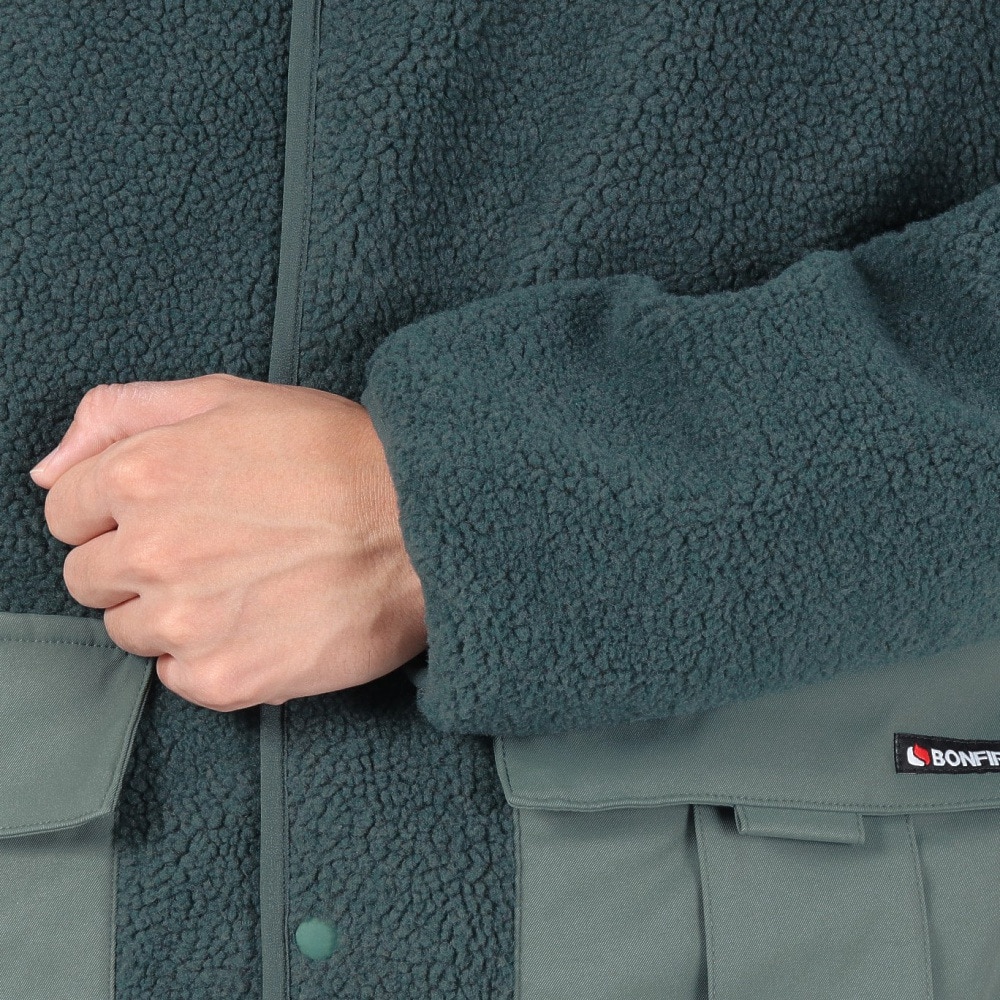 ボンファイア（Bonfire）（メンズ）KERF シェルパジャケット 50BNF3FEG2284 GRN