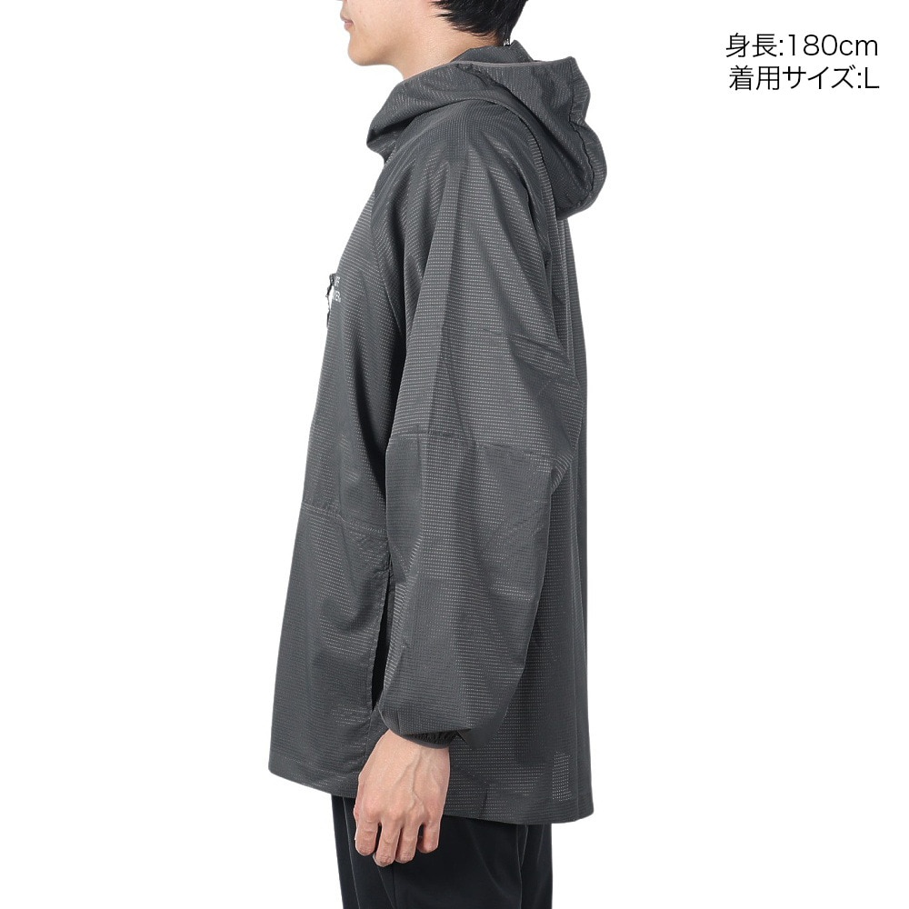 クリフメイヤー（KRIFF MAYER）（メンズ）アウター ウィンドブレーカー さらさらエアーパッカブルジャケット 2347800-17:CHARCOAL 撥水 防汚