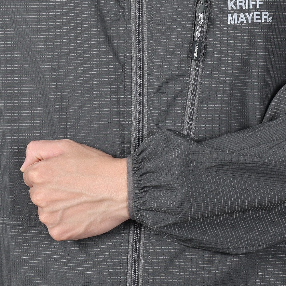 クリフメイヤー（KRIFF MAYER）（メンズ）アウター ウィンドブレーカー さらさらエアーパッカブルジャケット 2347800-17:CHARCOAL 撥水 防汚