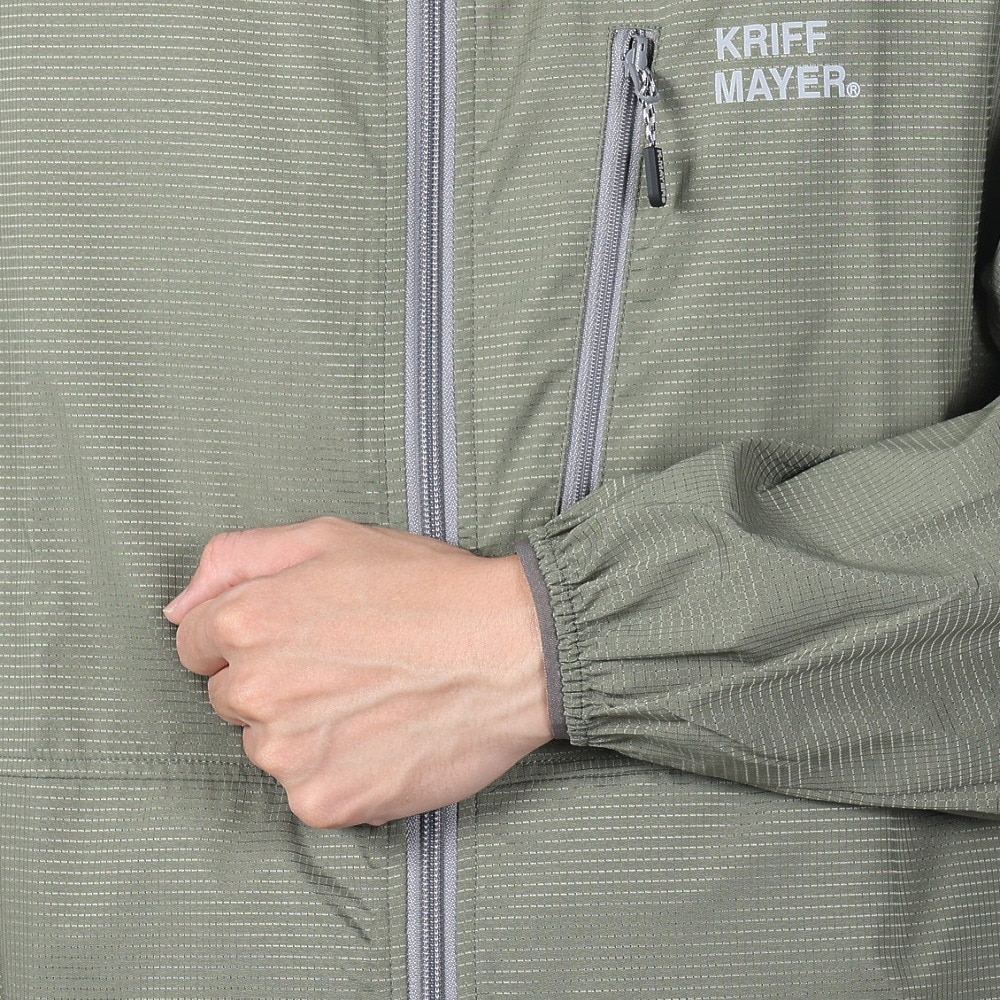クリフメイヤー（KRIFF MAYER）（メンズ）アウター ウィンドブレーカー さらさらエアーパッカブルジャケット 2347800-69:KHAKI カーキ 撥水 防汚