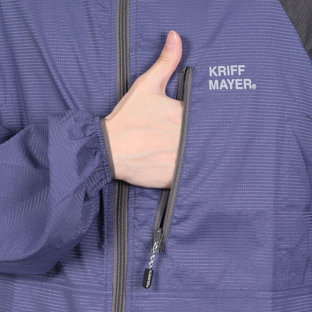 クリフメイヤー（KRIFF MAYER）（メンズ）アウター ウィンドブレーカー さらさらエアーパッカブルジャケット 2347800-79:NAVY ネイビー 撥水 防汚