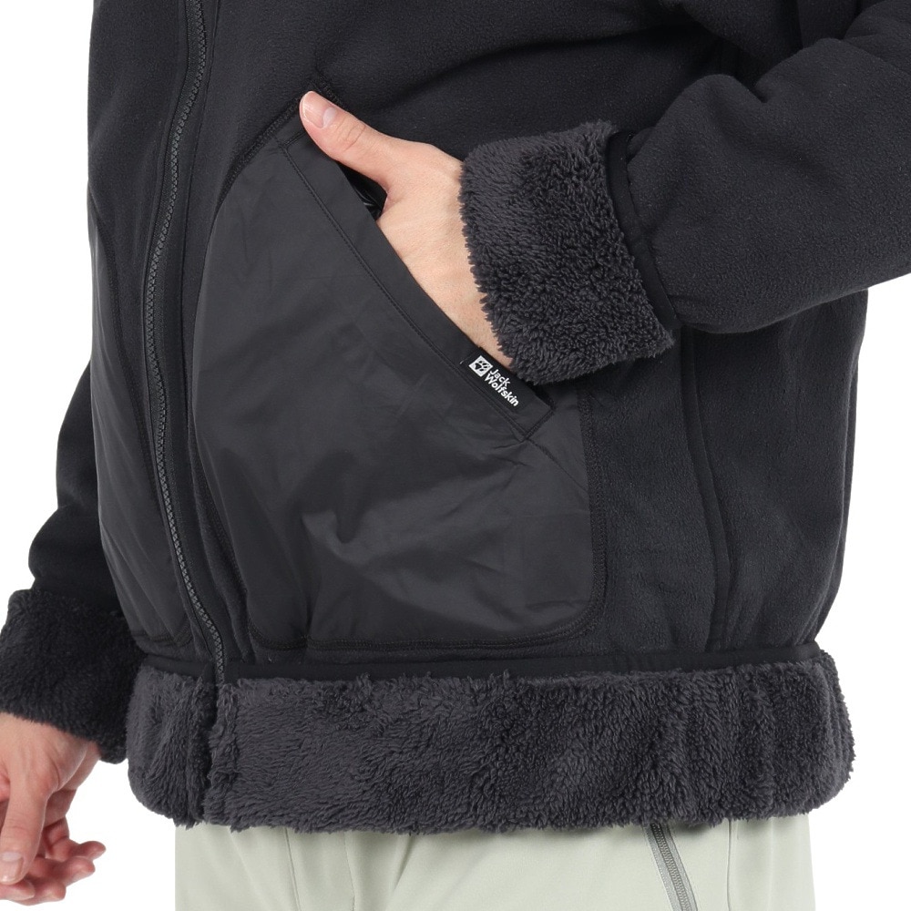 ジャックウルフスキン（JackWolfskin）（メンズ）アウター シェルパスタンドフリース ボアジャケット A62519-6000