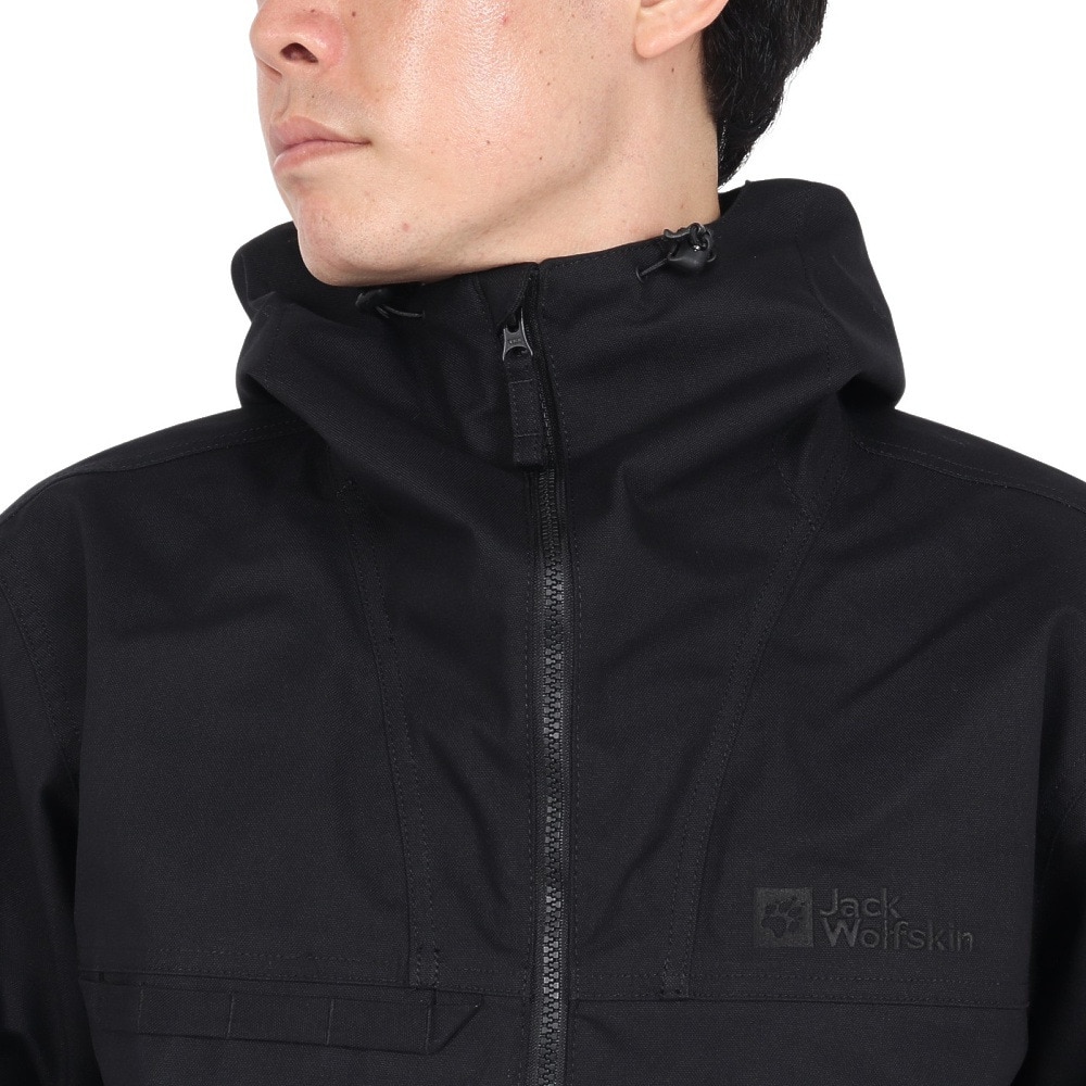ジャックウルフスキン（JackWolfskin）（メンズ）アウター クラシックヴァーサ3レイヤー ジャケット A63236-6000 ブラック 耐久撥水 マウンテンパーカー