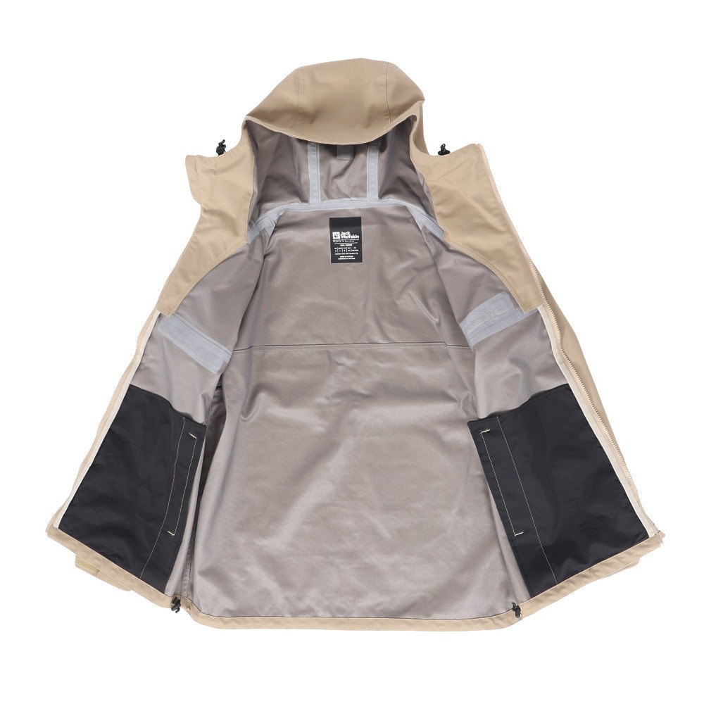 ジャックウルフスキン（JackWolfskin）（メンズ）アウター ラシックヴァーサ3レイヤー ジャケット A63236-A0030 ベージュ 耐久撥水 マウンテンパーカー