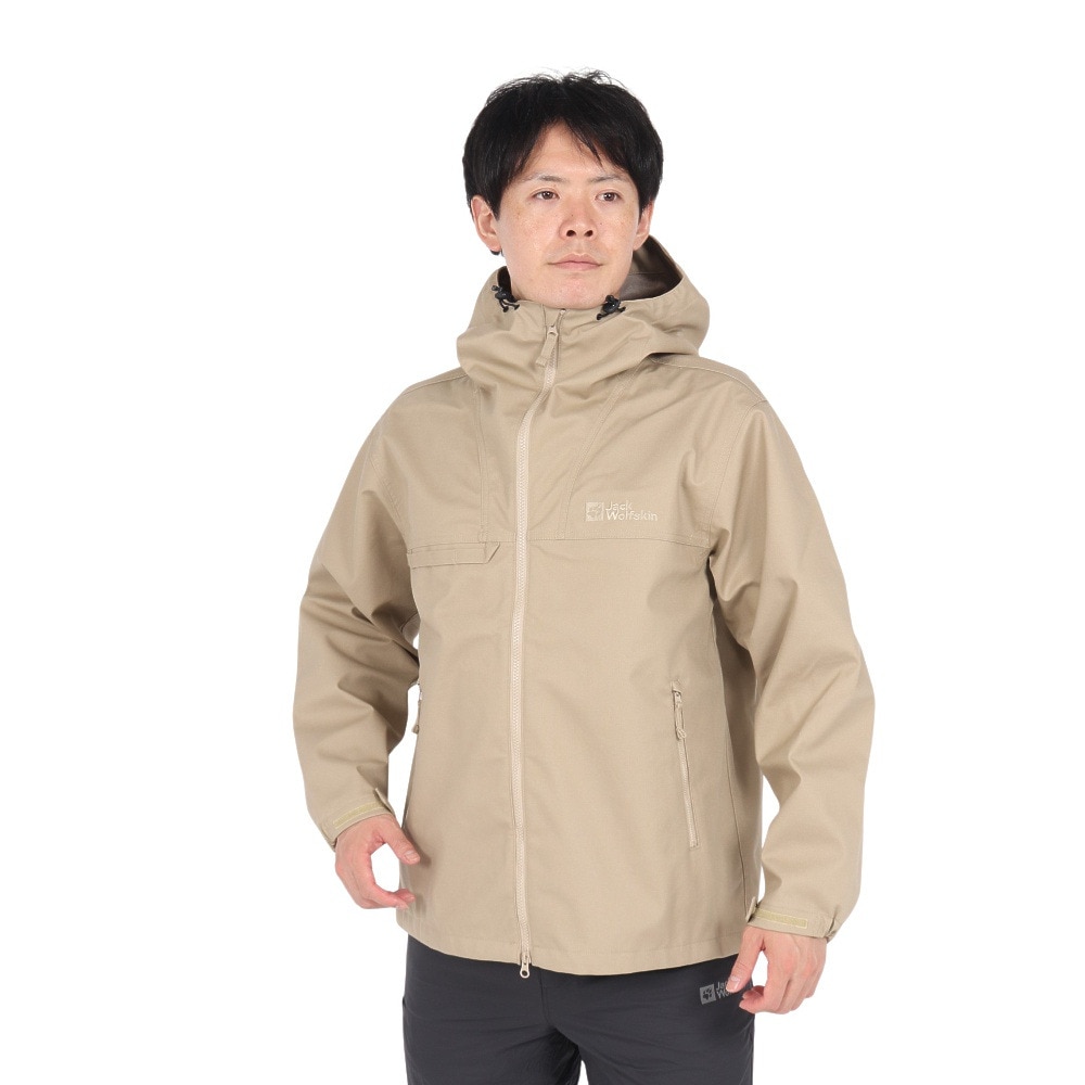 ジャックウルフスキン（JackWolfskin）（メンズ）アウター ラシックヴァーサ3レイヤー ジャケット A63236-A0030 ベージュ 耐久撥水 マウンテンパーカー