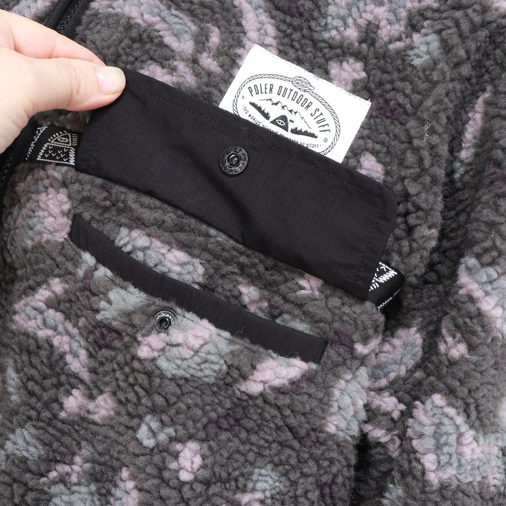 ポーラー（POLER）（メンズ）JACQUARD SHERPA ジャケット 253MCV0018-MLT