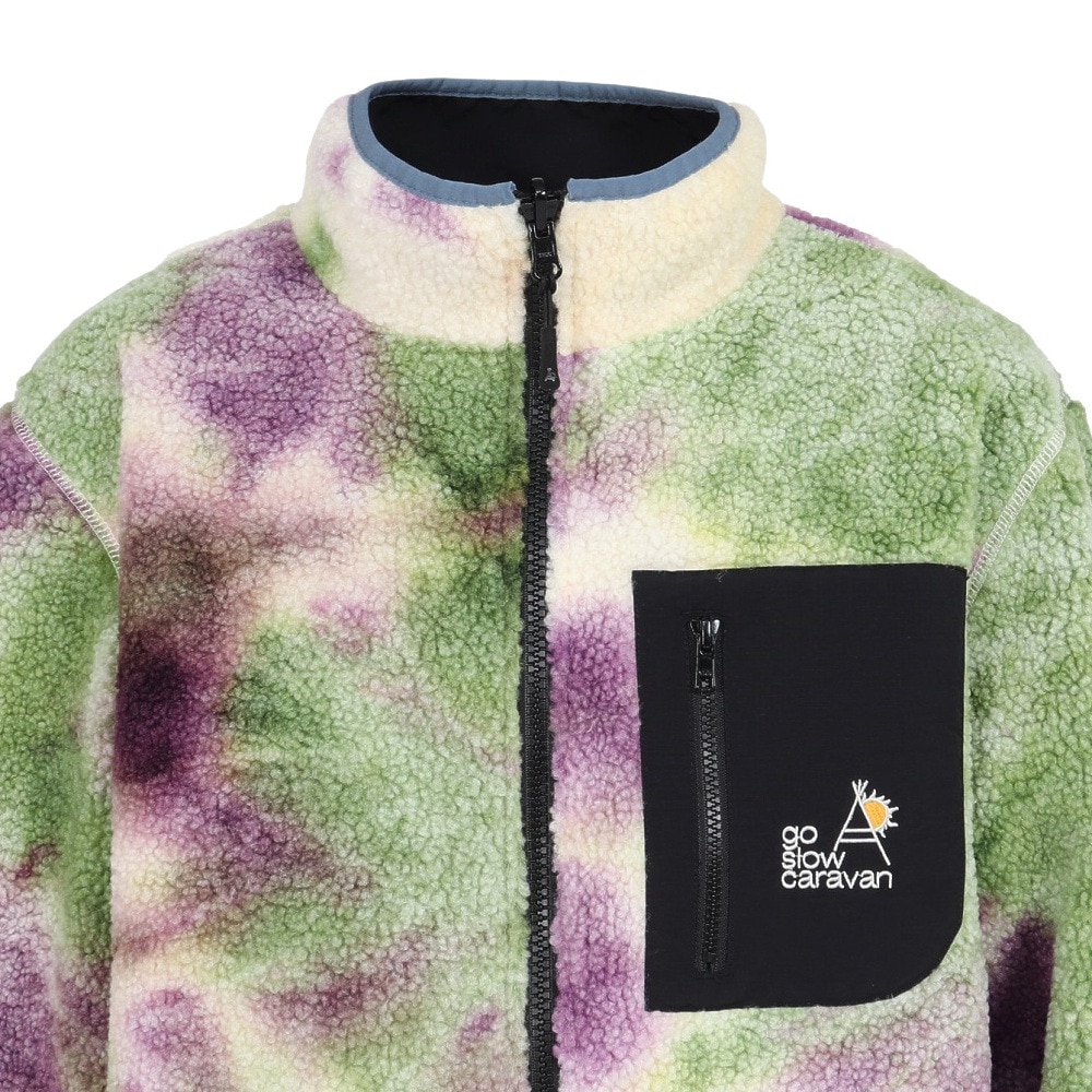 ゴースローキャラバン(GOSLOWCARAVAN)ボア×ナイロン リバーシブルジャケット 350234 総柄2(Men’s、L… ゴースローキャラバン（GOSLOWCARAVAN）（メンズ、レディース）ボア