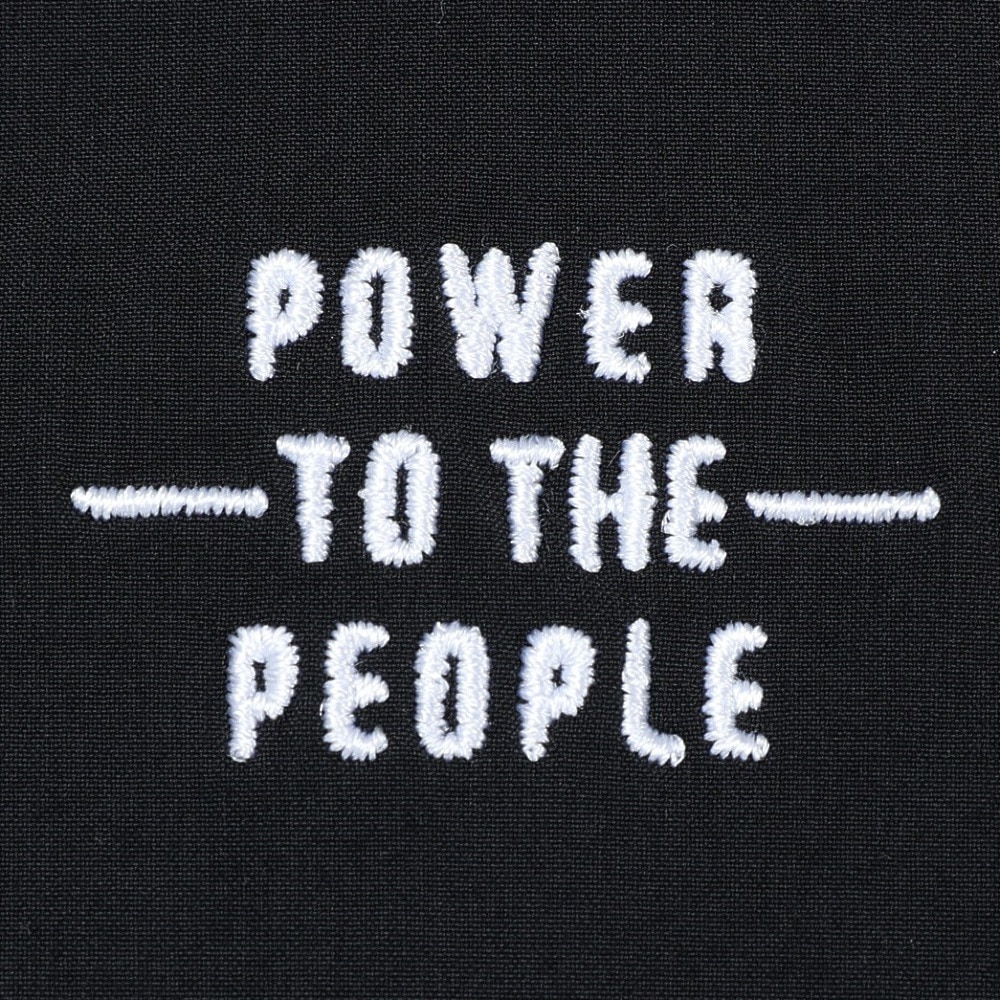 パワー・トゥ・ザ・ピープル（POWER TO THE PEOPLE）（メンズ）MV 切り替えスタンドジャケット 3301051-80 A ベージュ×ブラック 春 フルジップ スタンドカラー