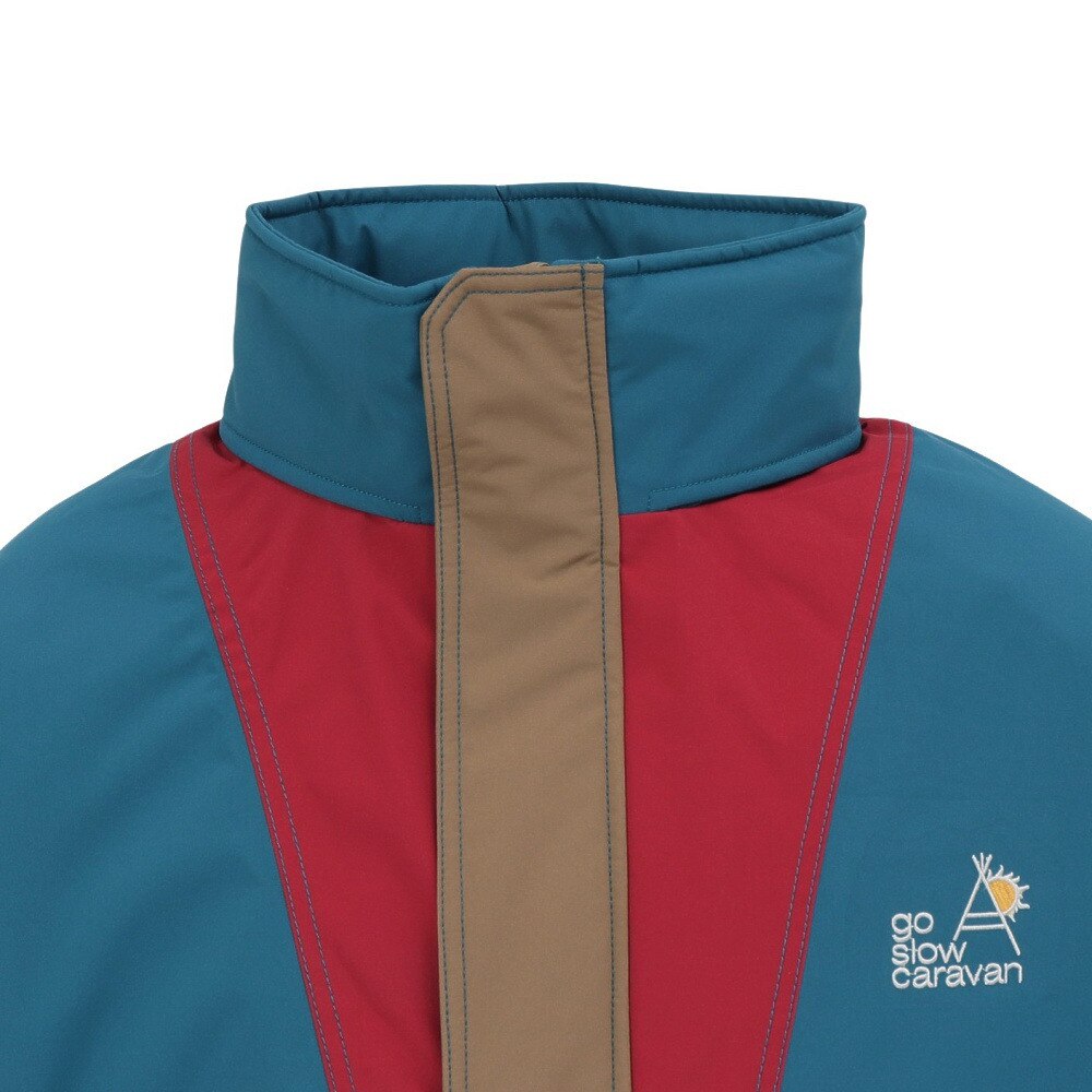 ゴースローキャラバン(GOSLOWCARAVAN)2レイヤー クレイジー フードインスタンド ブルゾン 350235 CRZ1… ゴースローキャラバン（GOSLOWCARAVAN）（メンズ、レディース）2