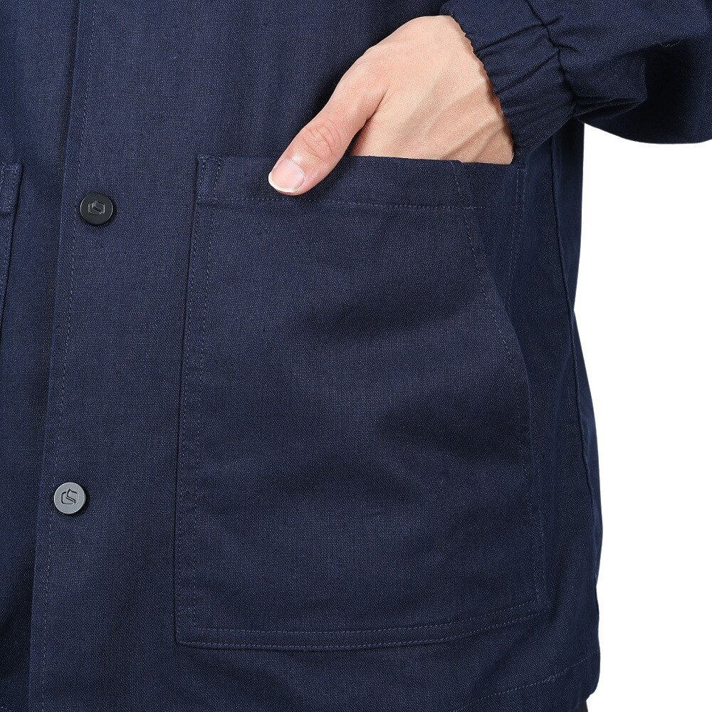 ボンファイア（Bonfire）（メンズ）アウトドア トレッキング LINEN ジャケット 50BNF2SEG2225NVY