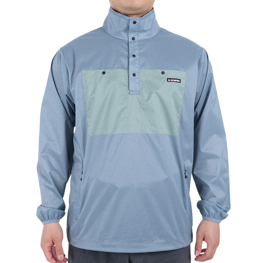 ボンファイア（Bonfire）（メンズ）ジャケット アノラック 撥水 PULLOVER ジャケット 50BNF2SHY2226LBLU ライトブルー 耐久性 軽量