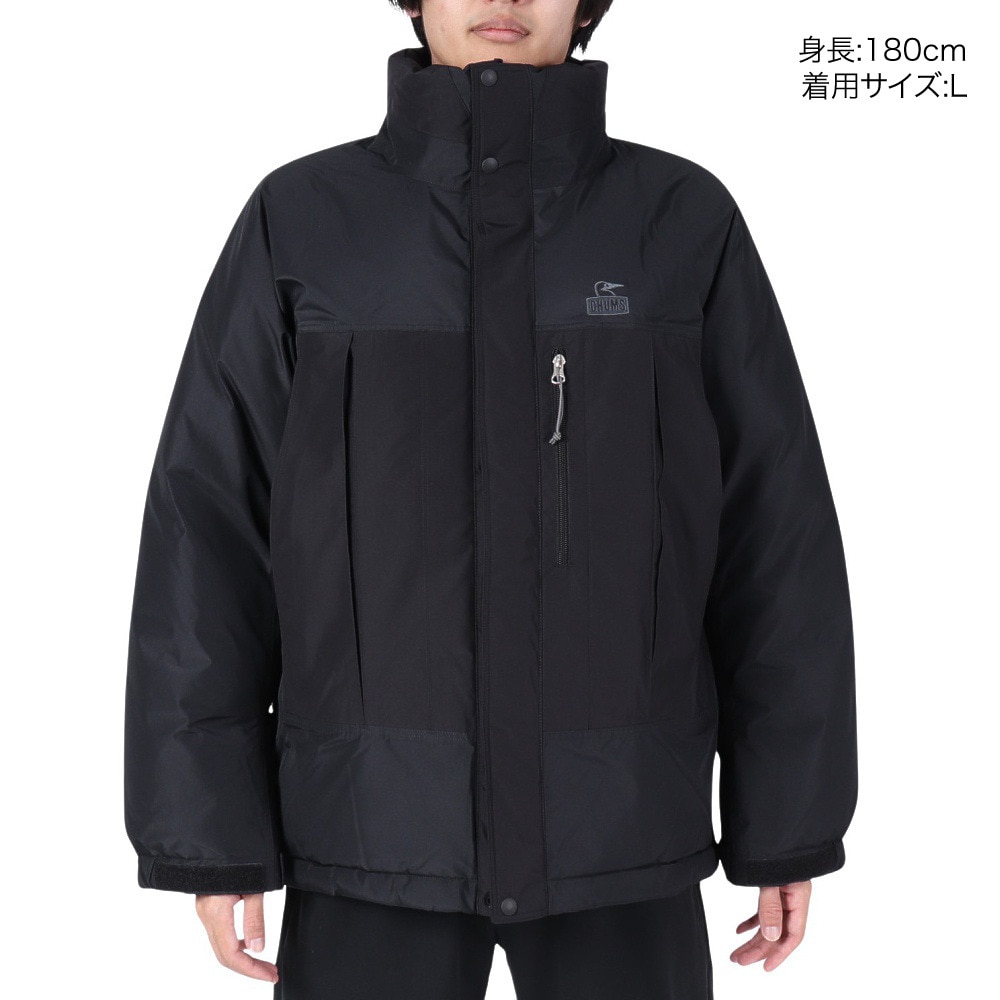 チャムス（CHUMS）（メンズ）アウター ゴアテックス ウィンドストッパー ダウンジャケット CH04-1352-K001 ブラック 防風透湿