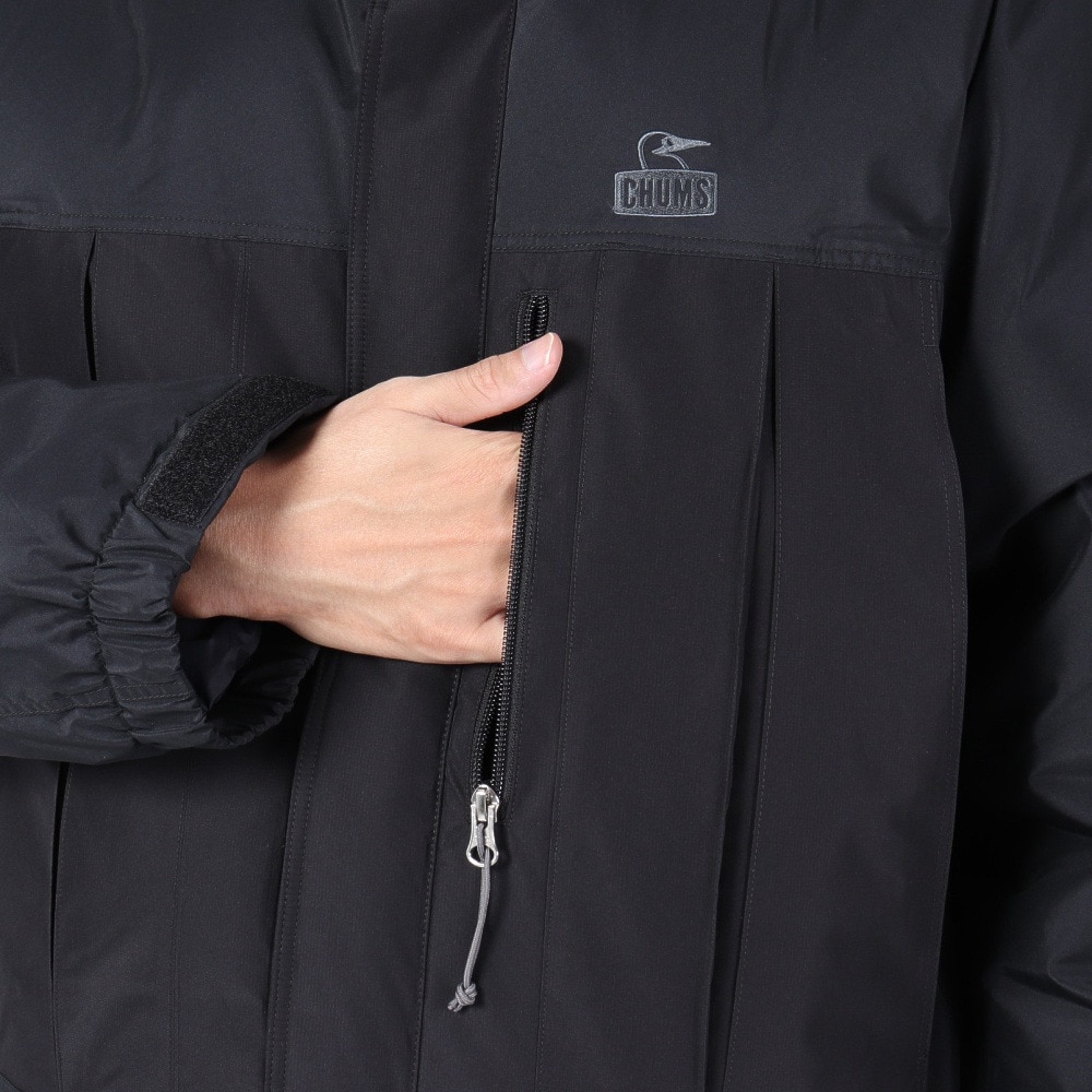 チャムス（CHUMS）（メンズ）アウター ゴアテックス ウィンドストッパー ダウンジャケット CH04-1352-K001 ブラック 防風透湿