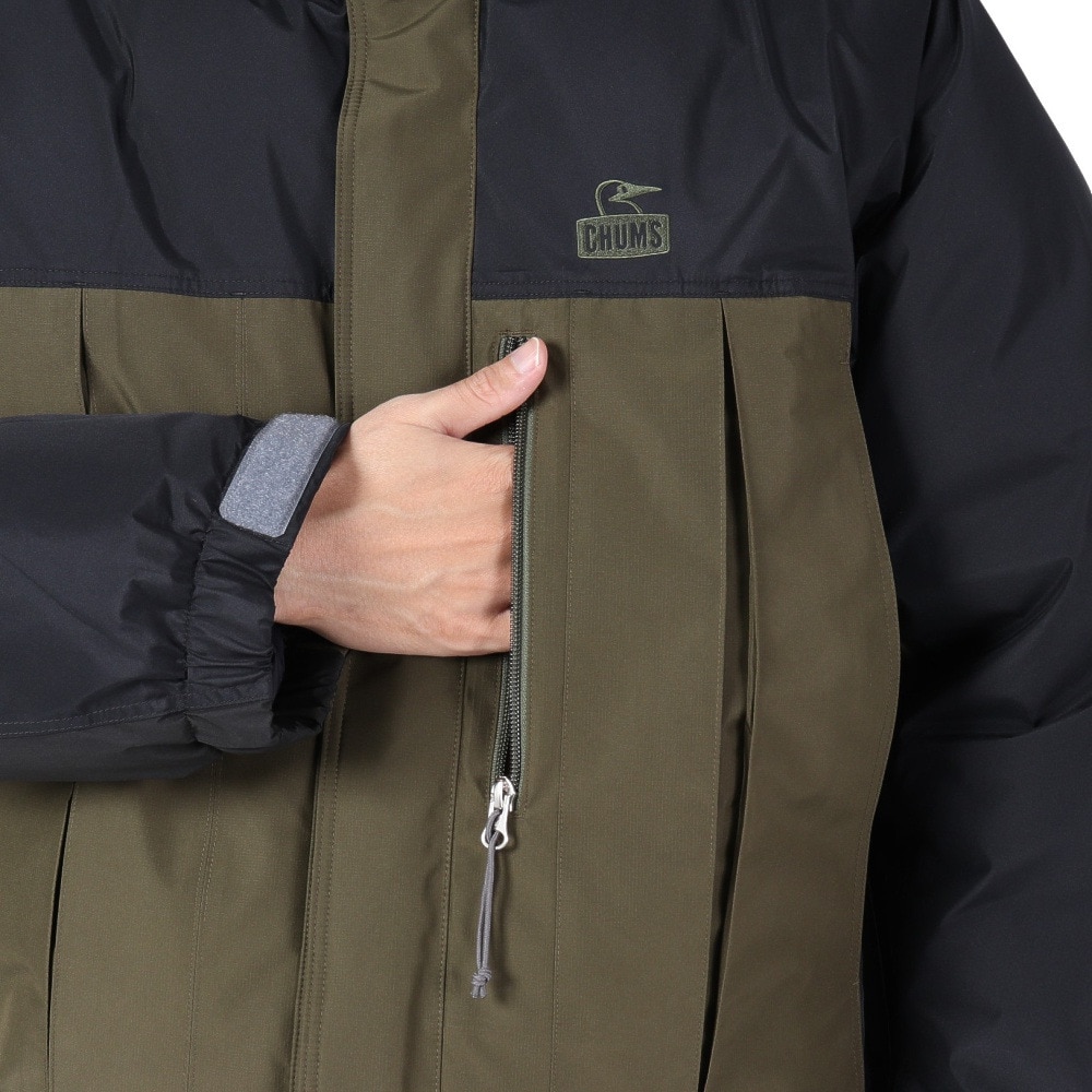 チャムス（CHUMS）（メンズ）アウター ゴアテックス ウィンドストッパー ダウンジャケット CH04-1352-K062 カーキ 防風透湿