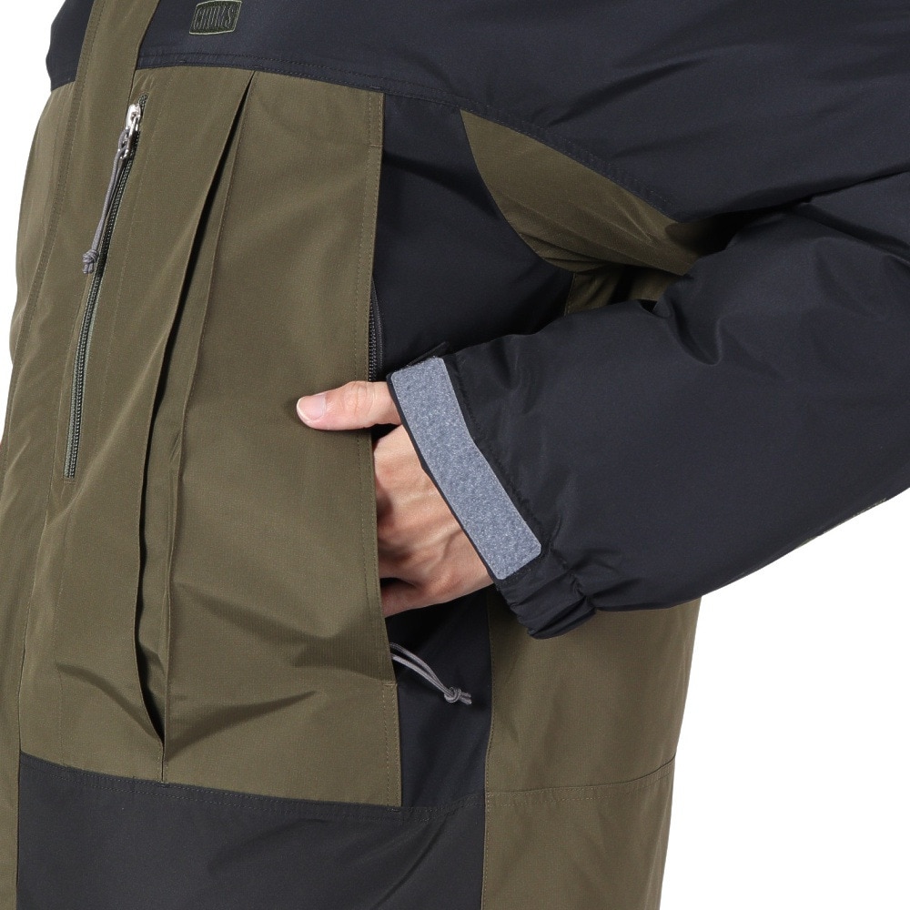 チャムス（CHUMS）（メンズ）アウター ゴアテックス ウィンドストッパー ダウンジャケット CH04-1352-K062 カーキ 防風透湿