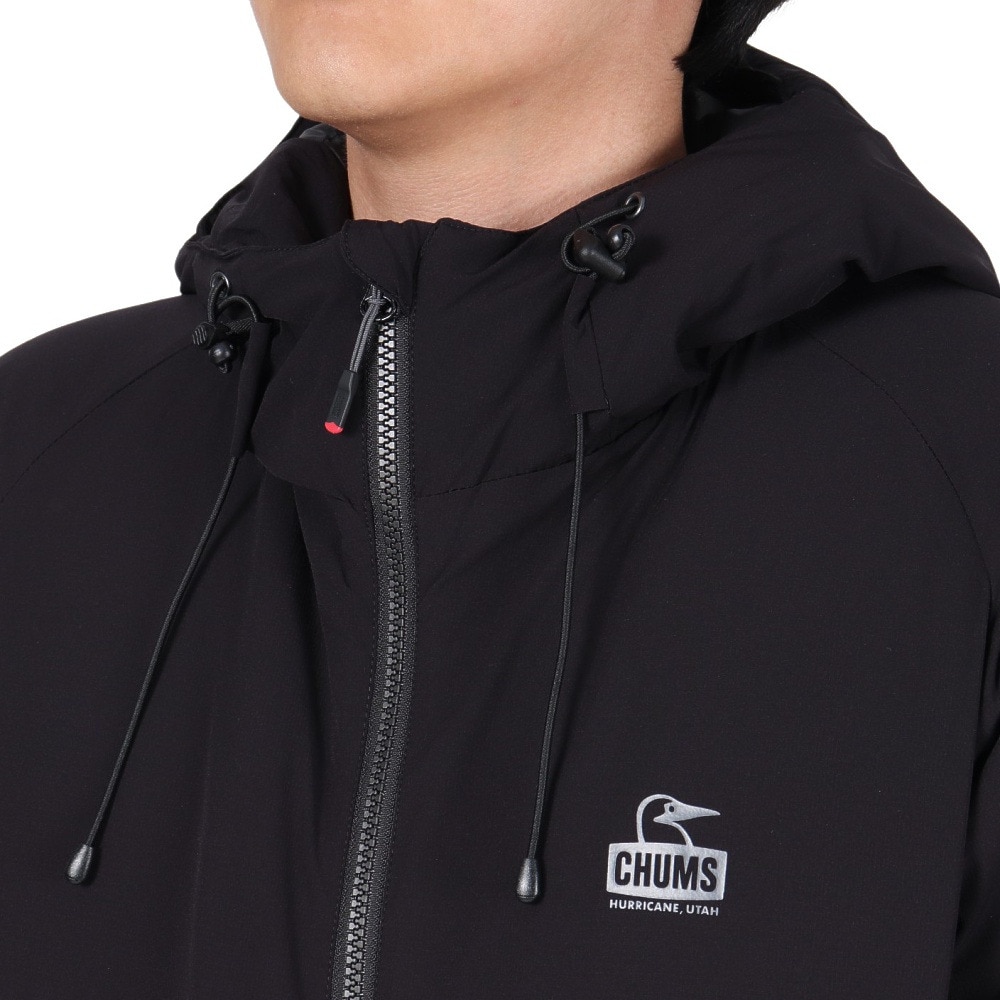 チャムス（CHUMS）（メンズ）アウター ジャケット エアトレイル ストレッチ ダウンパーカー CH04-1357-K001 ブラック 軽量 ストレッチ