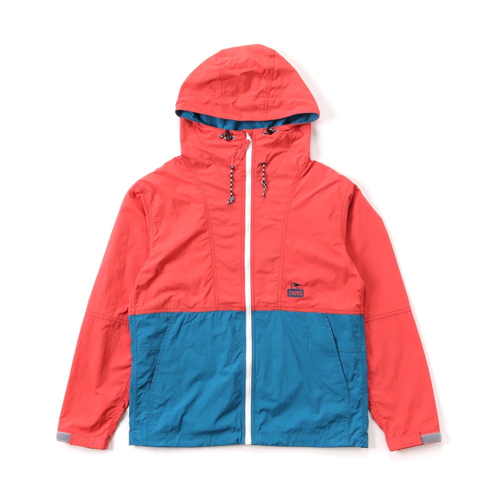 チャムス（CHUMS）（メンズ、レディース）軽量 ストレッチ アウター ジャケット キャンプフィールドフーディ CH04-1338-R122 ピンク×ブルー