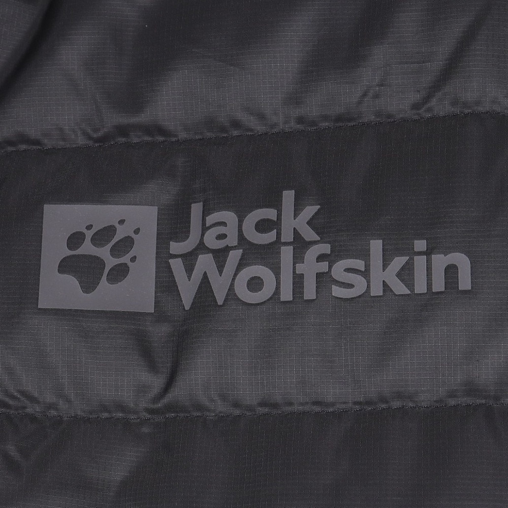 ジャックウルフスキン（JackWolfskin）（メンズ）ダウンベスト ASIA PILVI  M 5032051-6000 ブラック 撥水 防風 防寒 インナーベスト