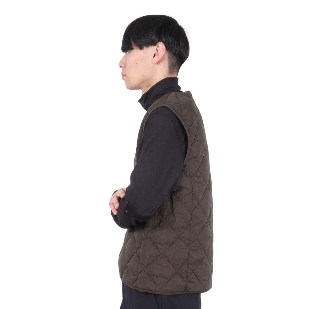 グラミチ（Gramicci）（メンズ、レディース）インナーダウンベスト G4FU-J100-TG-DARK BROWN