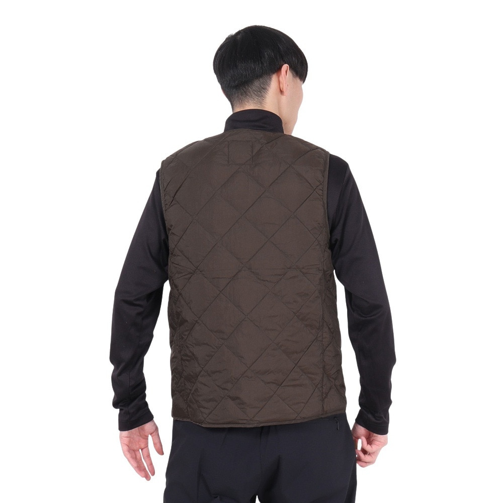 グラミチ（Gramicci）（メンズ、レディース）インナーダウンベスト G4FU-J100-TG-DARK BROWN