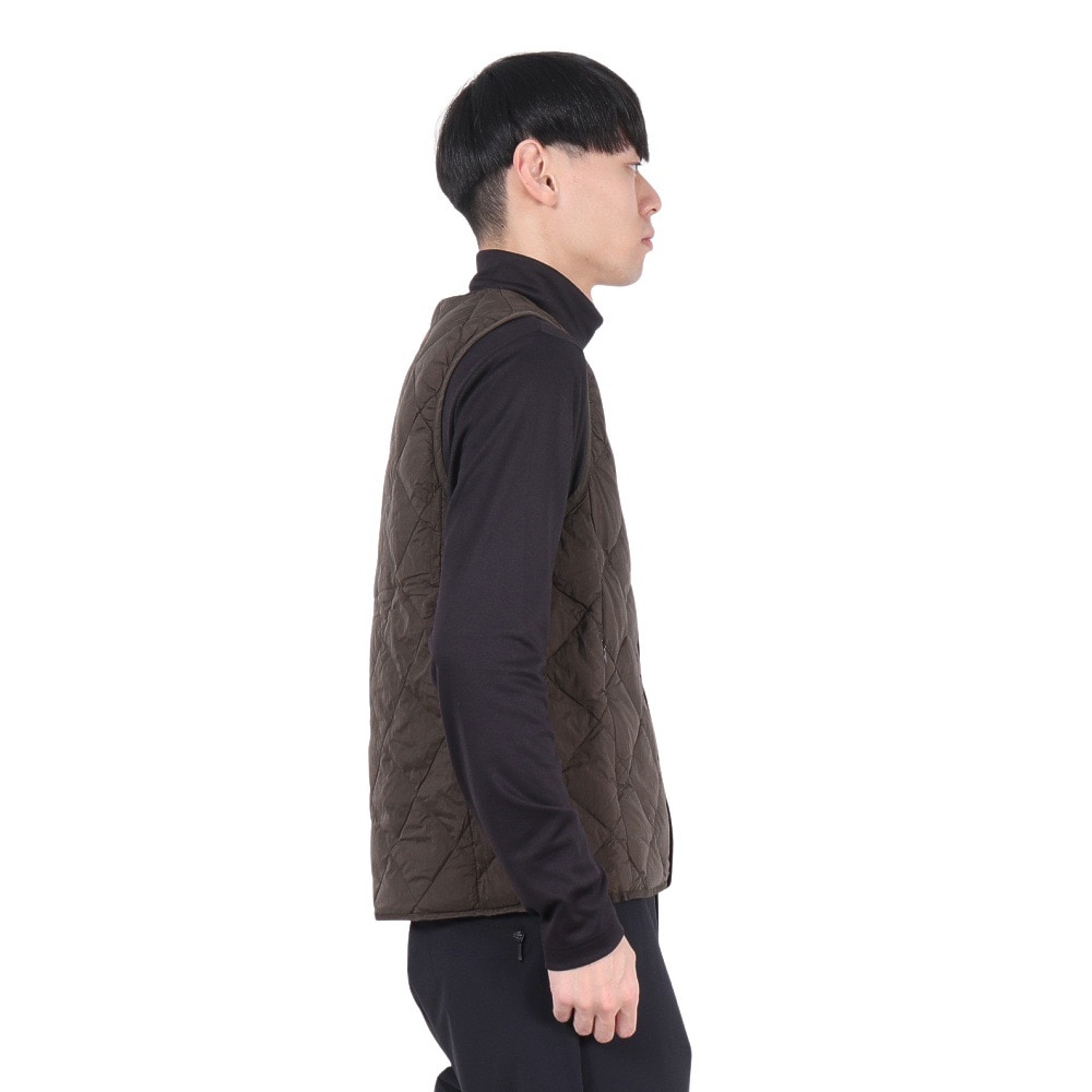 グラミチ（Gramicci）（メンズ、レディース）インナーダウンベスト G4FU-J100-TG-DARK BROWN