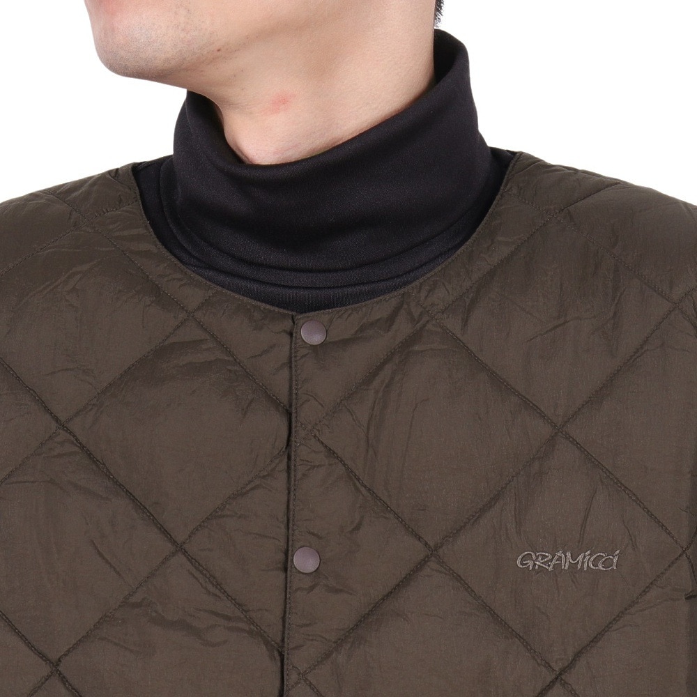 グラミチ（Gramicci）（メンズ、レディース）インナーダウンジャケット G4FU-J101-TG-DARK BROWN