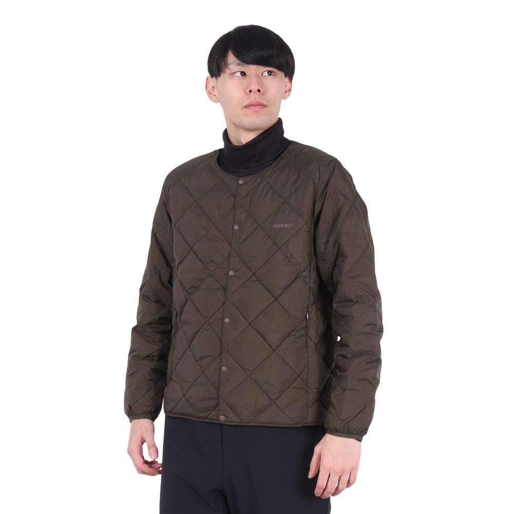 グラミチ（Gramicci）（メンズ、レディース）インナーダウンジャケット G4FU-J101-TG-DARK BROWN