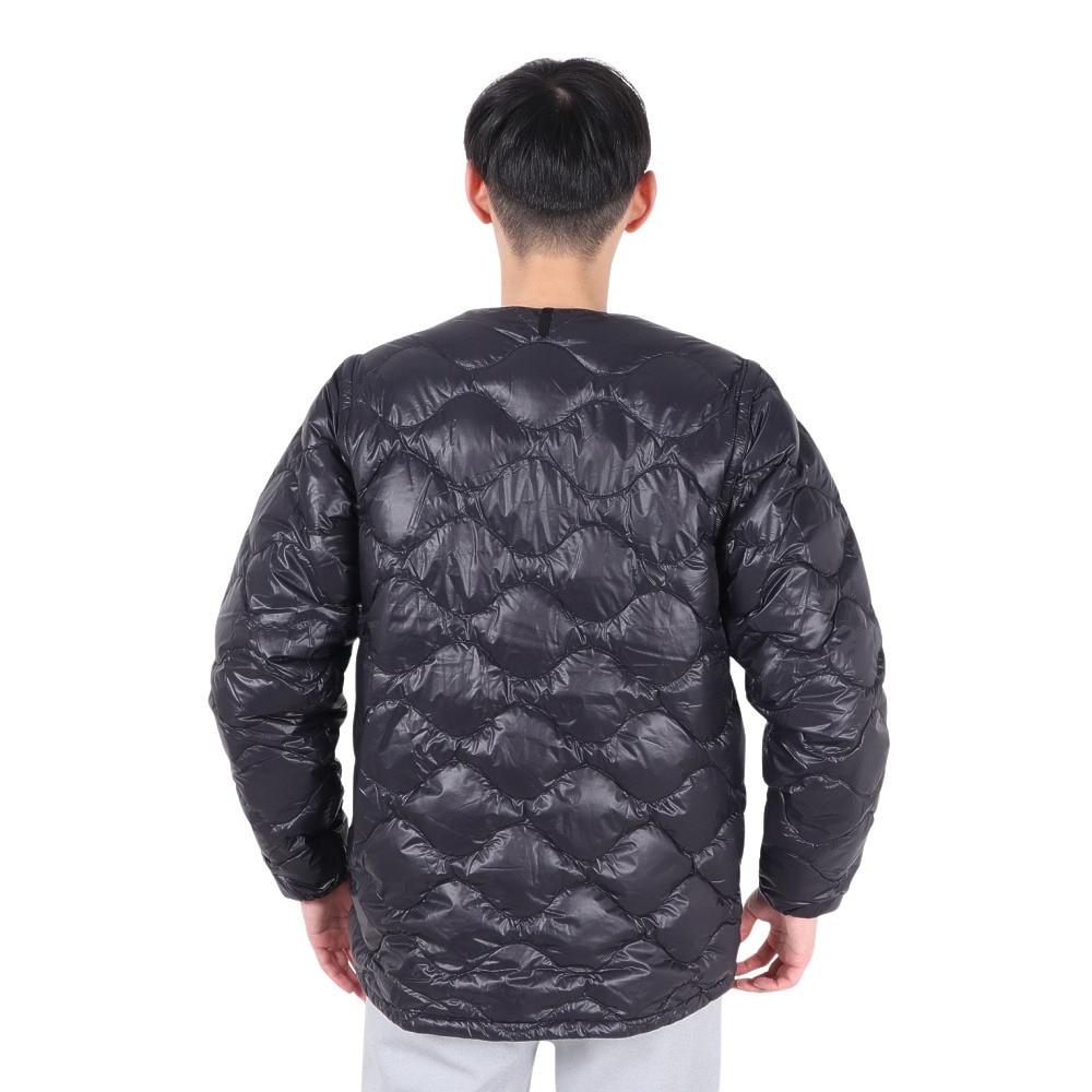 ボンファイア（Bonfire）（メンズ）インナーダウン カーディガン DETACHABLE SLEEVE 50BNF4NGA2368 BK ナンガコラボ NANGA