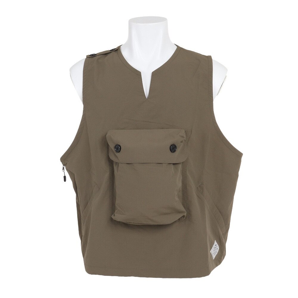 クリフメイヤー（KRIFF MAYER）（メンズ）ギアベスト MENS 2255101-69:KHAKI カーキ
