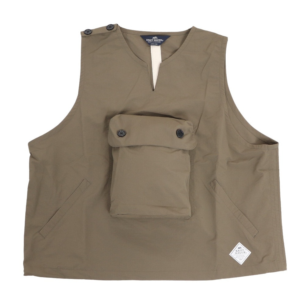 クリフメイヤー（KRIFF MAYER）（メンズ）ギアベスト MENS 2255101-69:KHAKI カーキ