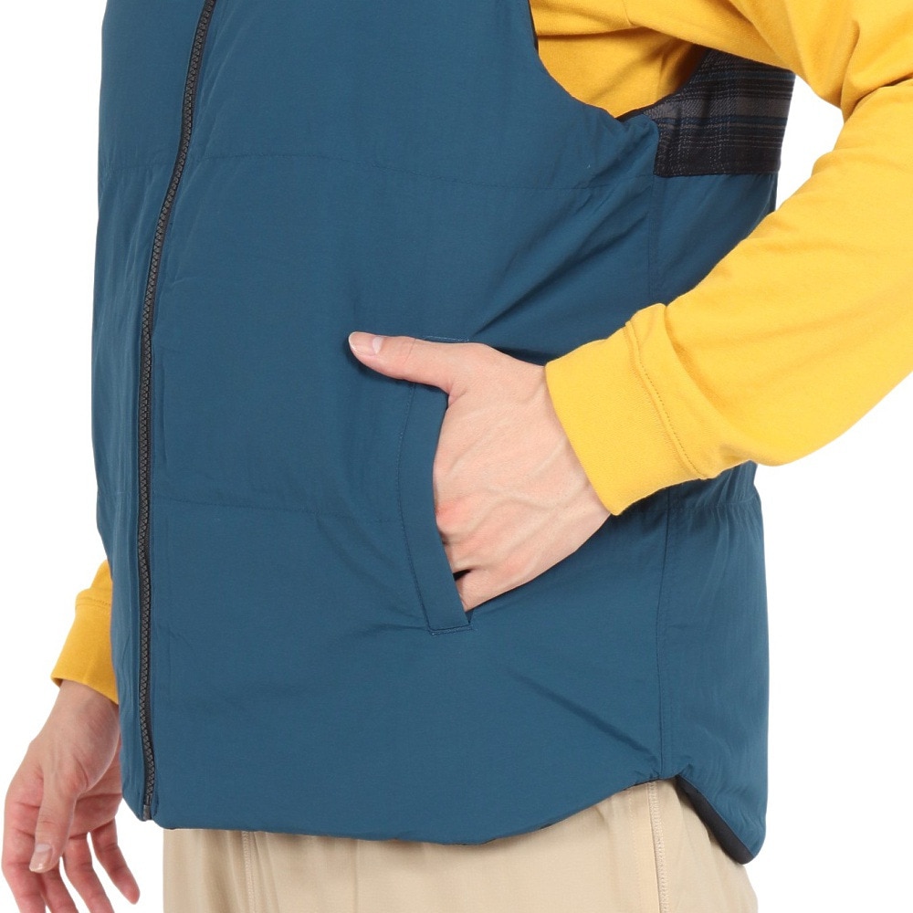 ジャックウルフスキン（JackWolfskin）（メンズ）ランバージャック ダウンベスト A63197-6000