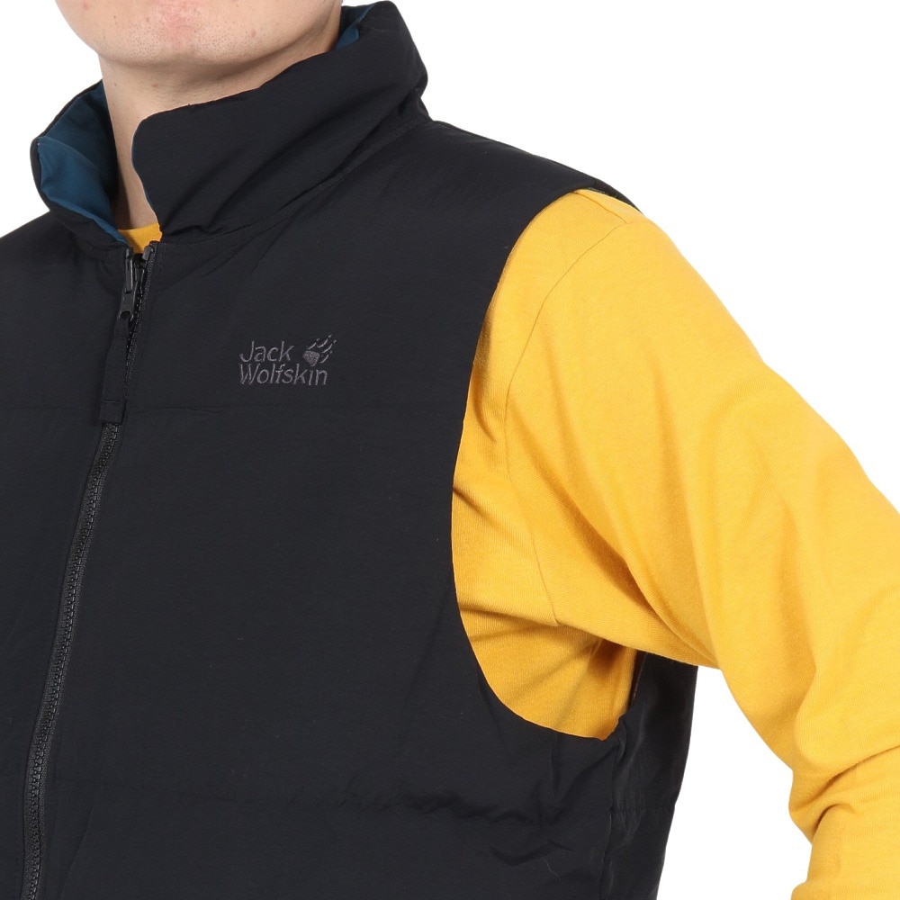 ジャックウルフスキン（JackWolfskin）（メンズ）ランバージャック ダウンベスト A63197-6000