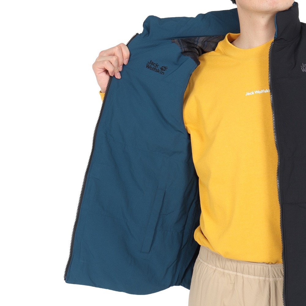ジャックウルフスキン（JackWolfskin）（メンズ）ランバージャック ダウンベスト A63197-6000