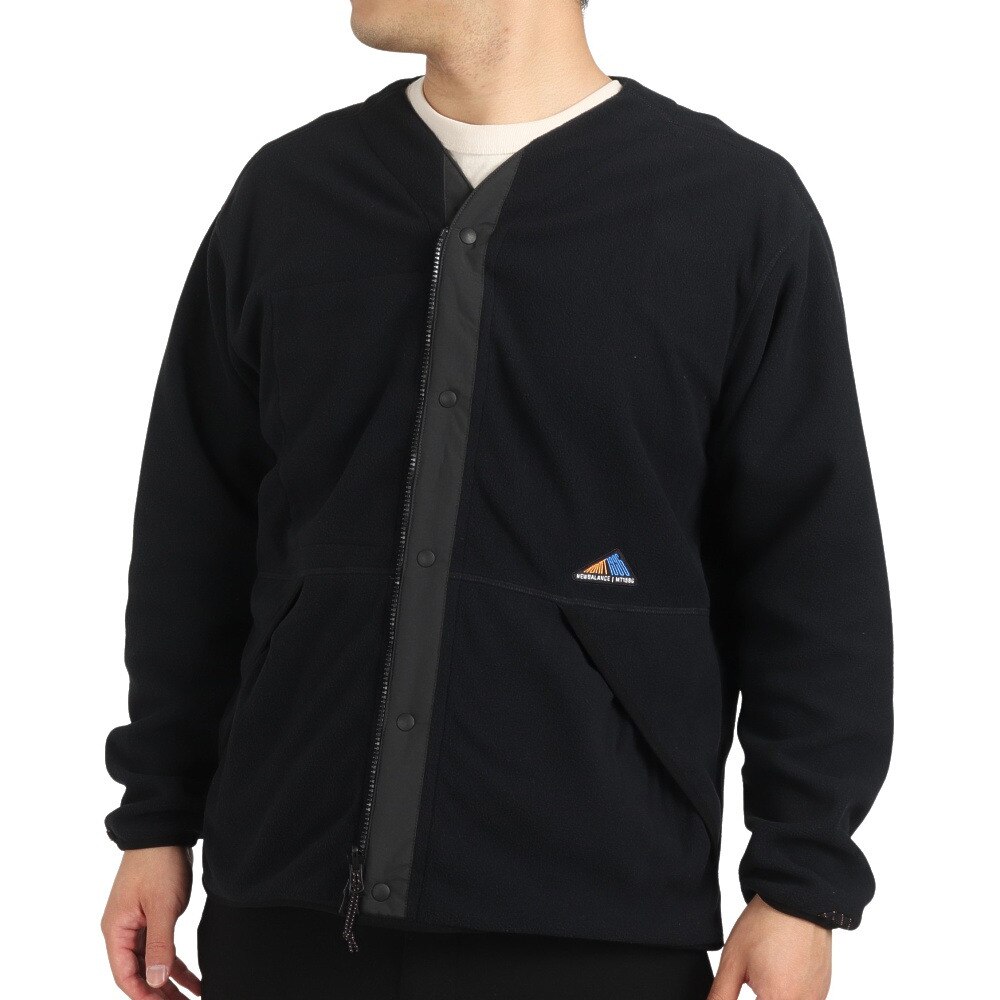 ニューバランス（new balance）（メンズ、レディース）MT1996 クラシックフリースカーディガン JMJL2056BK