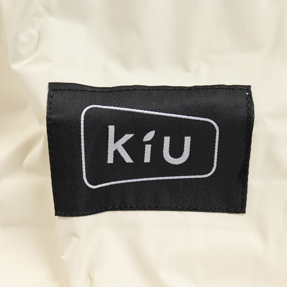 キウ（Kiu）（メンズ）レインコート レインジップアップ K116-908-R オフホワイト 収納袋付