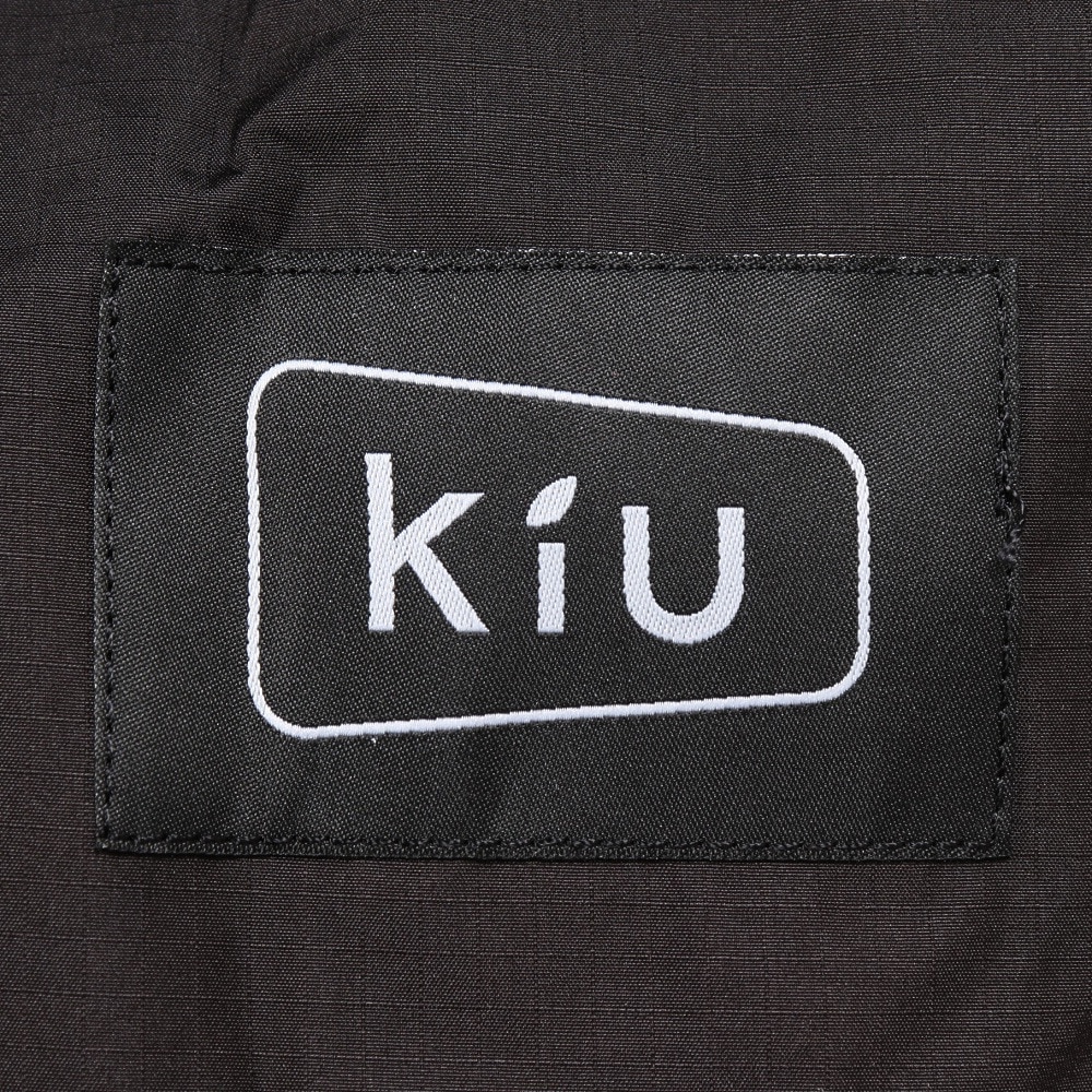 キウ（Kiu）（メンズ、レディース）レインコート ニュースタンダード レインポンチョ K163-900-R ブラック 収納袋付