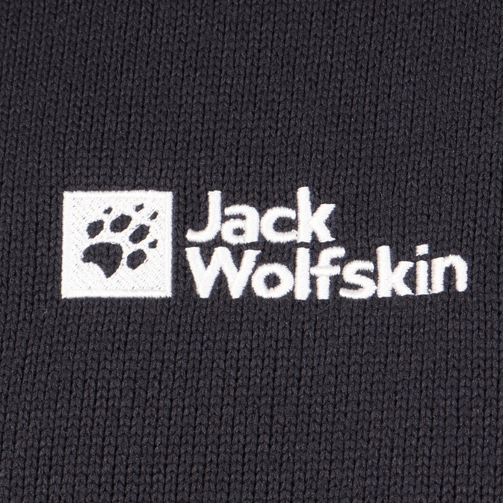 ジャックウルフスキン（JackWolfskin）（メンズ）ジップコアニット フリースジャケット 5032621-6000 ブラック